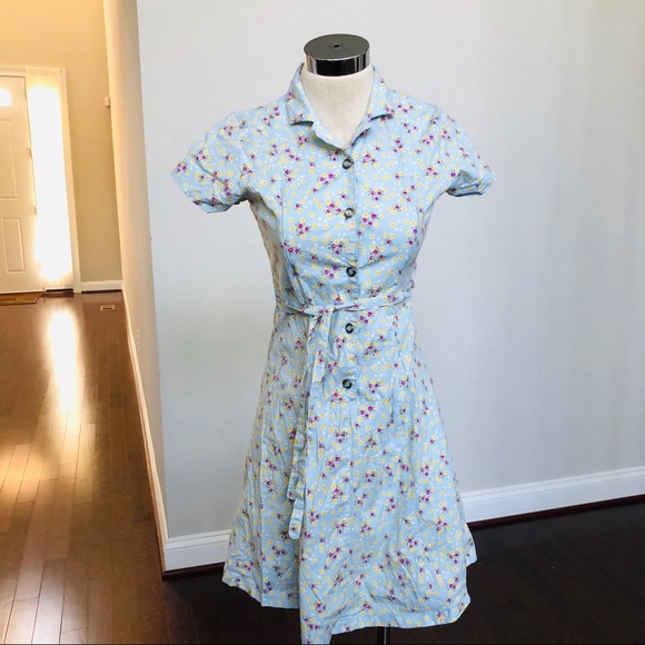 Vintage Nursing/Breastfeeding Floral Dress - Picture 8 of 9